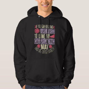 Cheerleader Forced To Leave My Cheerleading Mat Ch Hoodie