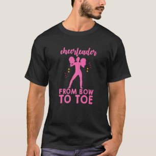 Cheerleader From Bow To Toe T-Shirt