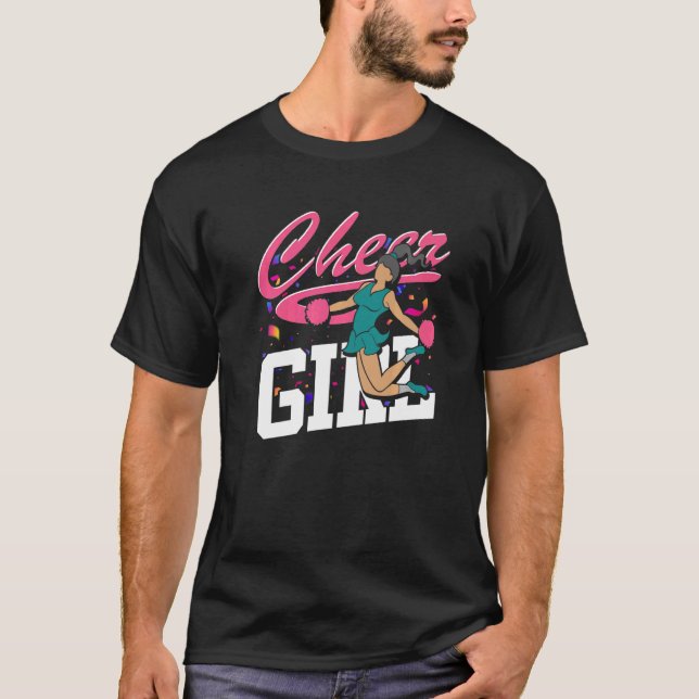 Cheerleader Girls Cheer Practice Women Cheering Ch T-Shirt (Front)