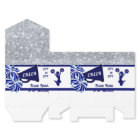 Cheerleader Goodie Bags. Personalised, Blue, White