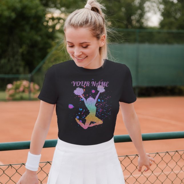 Cheerleader Gradient High School or College Event T-Shirt (Creator Uploaded)