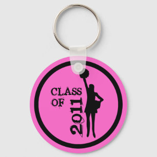 Cheerleader Graduation Class of 2011 Keychain 6