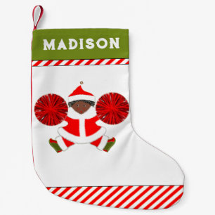 Cheerleader Holiday Gifts Small Christmas Stocking
