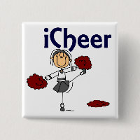 Cheerleader I Cheer Stick Figure