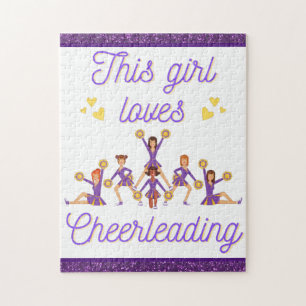 Cheerleader Jigsaw Puzzle for Girls - Cheer Gift