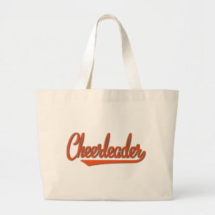cheerleader large tote bag