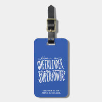 Cheerleader Luggage Tag - Personalised
