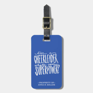 Cheerleader Luggage Tag - Personalised