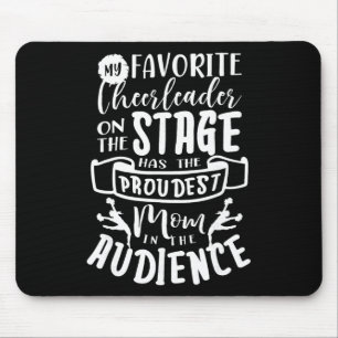 Cheerleader Mom Cheerleading Cheering Squad Cheer  Mouse Mat