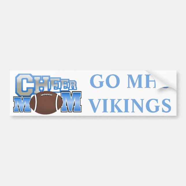 Cheerleader Mum Bumper Sticker (Front)