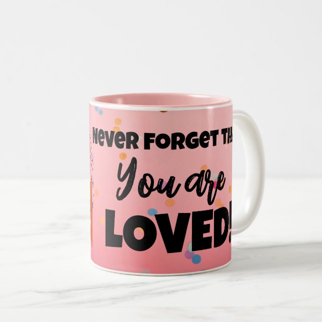 Cheerleader, Never forget that you are LOVED mug (Front Right)