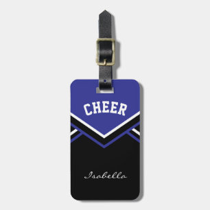 Cheerleader Outfit in Dark Blue Luggage Tag