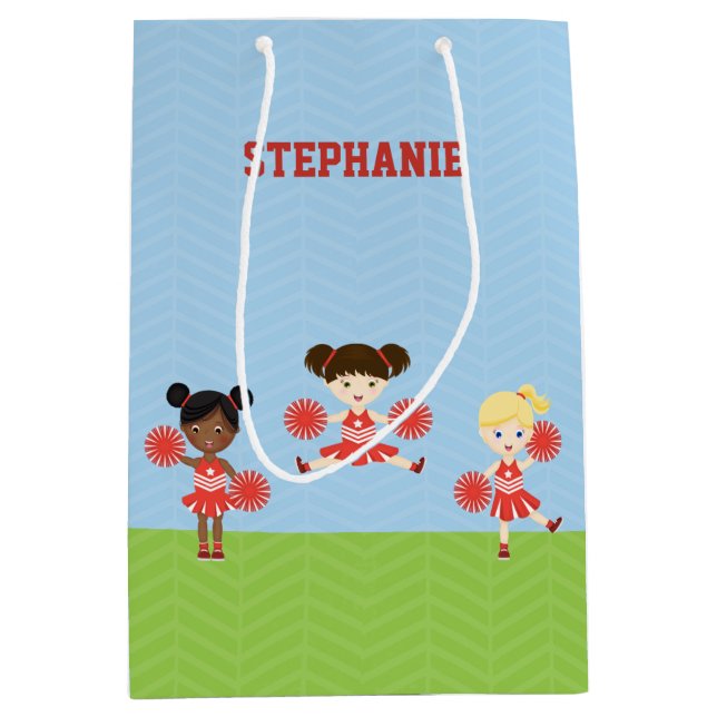 Cheerleader Party Medium Gift Bag (Front)