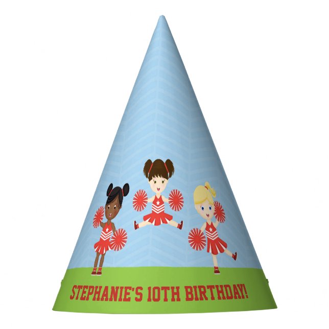 Cheerleader Party Party Hat (Front)