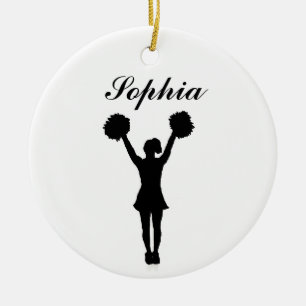 Cheerleader Personalised Christmas Ornament