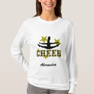 Cheerleader Personalised Long Sleeve T-Shirt