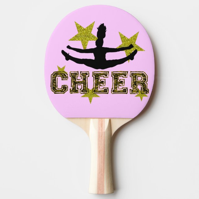 Cheerleader Ping Pong Paddle (Front)