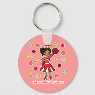 Cheerleader Princess Key Ring