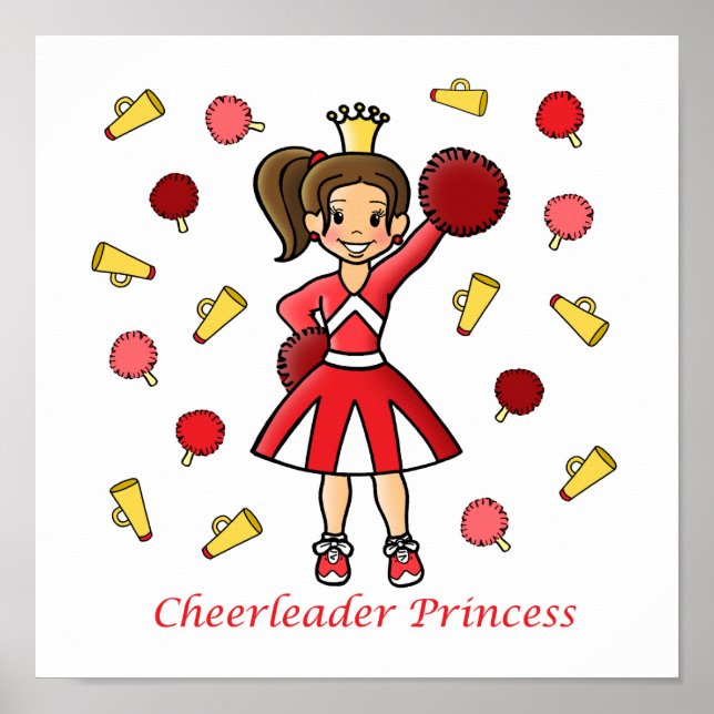 Cheerleader Princess Poster (Front)