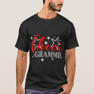 Cheerleader Proud Cheer Grammie Pride Sports Suppo T-Shirt