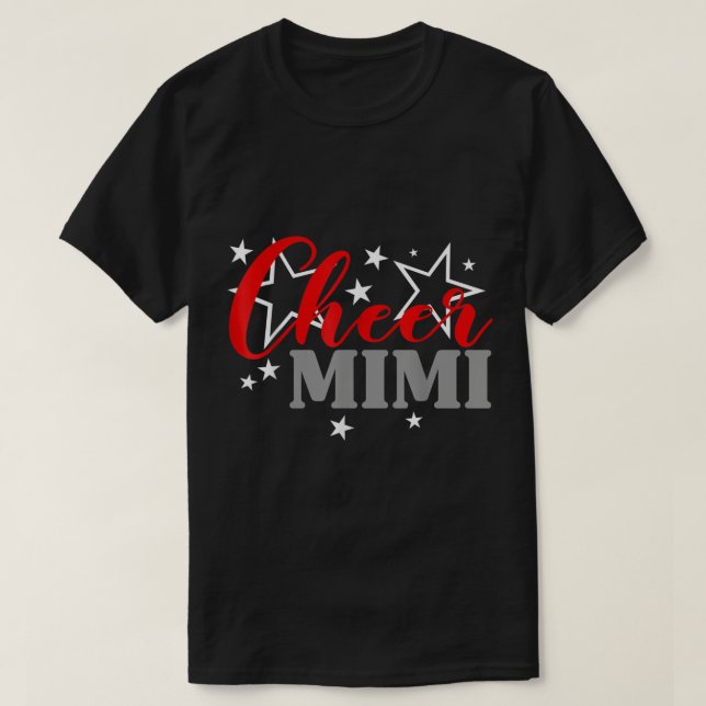 Cheerleader Proud Cheer Mimi Pride Sports Supporte T-Shirt (Design Front)