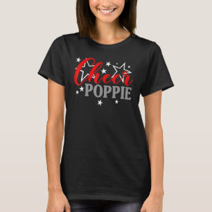 Cheerleader Proud Cheer Poppie Pride Sports Suppor T-Shirt