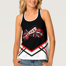 Cheerleader - Red, white & Black