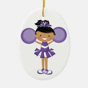 Cheerleader - SRF Ceramic Tree Decoration