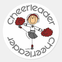 Cheerleader Stick Figure