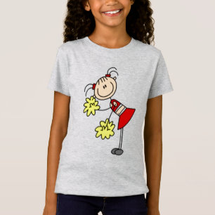 Cheerleader Stick Figure Kid's T-Shirt
