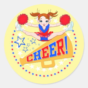 Cheerleader Sticker