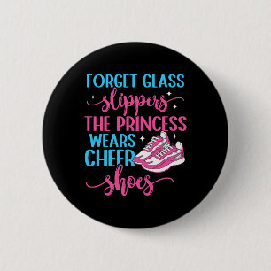 Cheerleader The Princess Wears Cheer Shoes Cheerle 6 Cm Round Badge