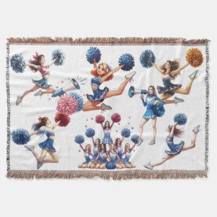 Cheerleader  throw blanket