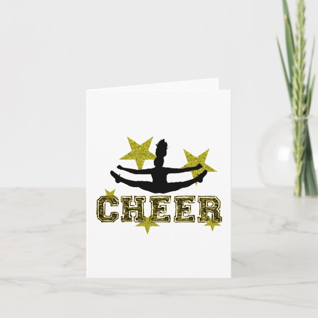 Cheerleader toe touch card (Front)