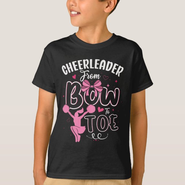 Cheerleader Tumbling Routine Shirt Funny Cheerlead (Front)