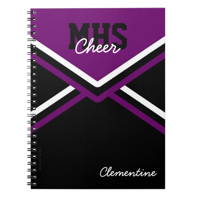 Cheerleader Uniform School Notebook (Front)