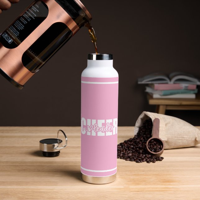 Cheerleader Water Bottle (Coffee (Rotated))
