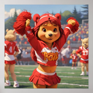 Cheerleader Winnie the Pooh 1 Poster