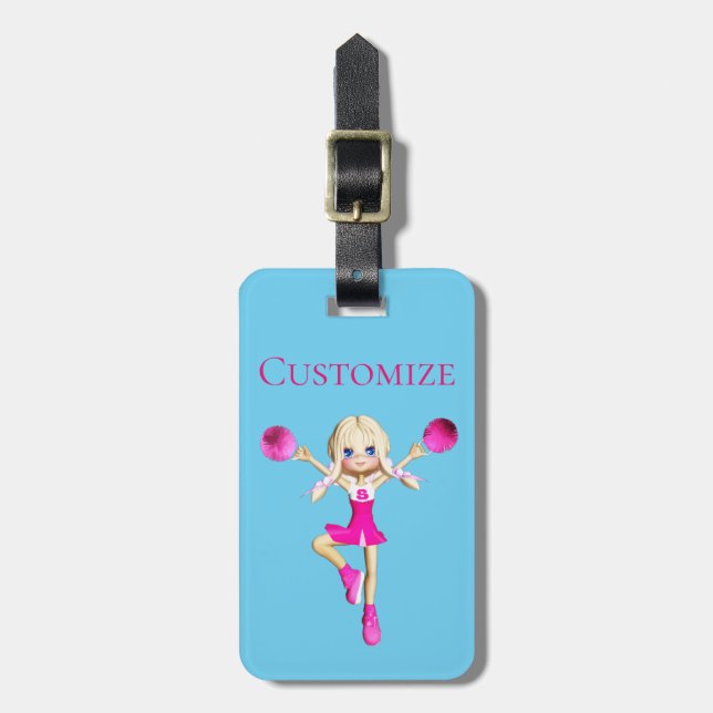 Cheerleaders Gonna Cheer Thunder_Cove Luggage Tag (Front Vertical)