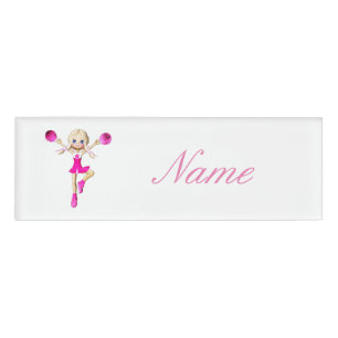 Cheerleaders Gonna Cheer Thunder_Cove Name Tag