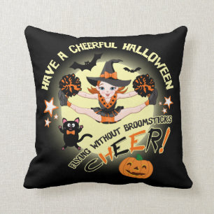 Cheerleader's Halloween Cushion