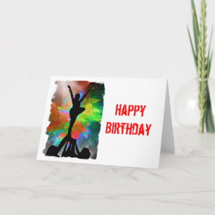 Cheerleaders in a Colorburst Card