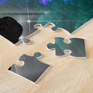 Cheerleaders in a Colorburst Jigsaw Puzzle