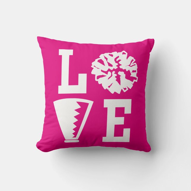 Cheerleaders Love, Pink Cheer Cushion (Front)