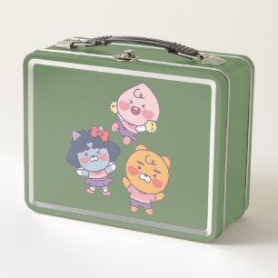 Cheerleaders Metal Lunch Box