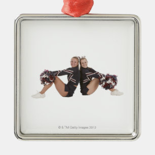 Cheerleaders Metal Tree Decoration