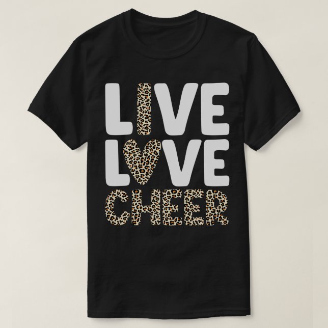Cheerleading Art For Women Girls Cheer Squad Cheer T-Shirt (Design Front)