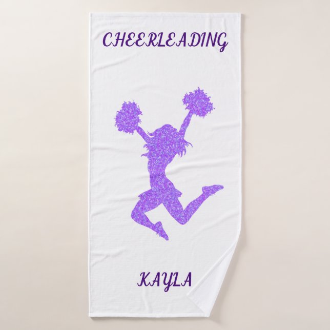 Cheerleading bath towel. bath towel (Bath Towel)