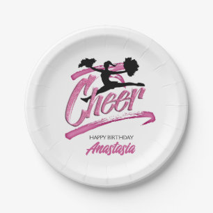 Cheerleading Birthday Paper Plate