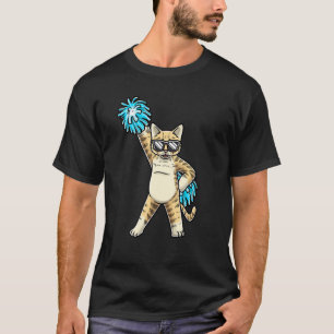 Cheerleading Cat Cheerleader Cheer Flyer Cheerlead T-Shirt